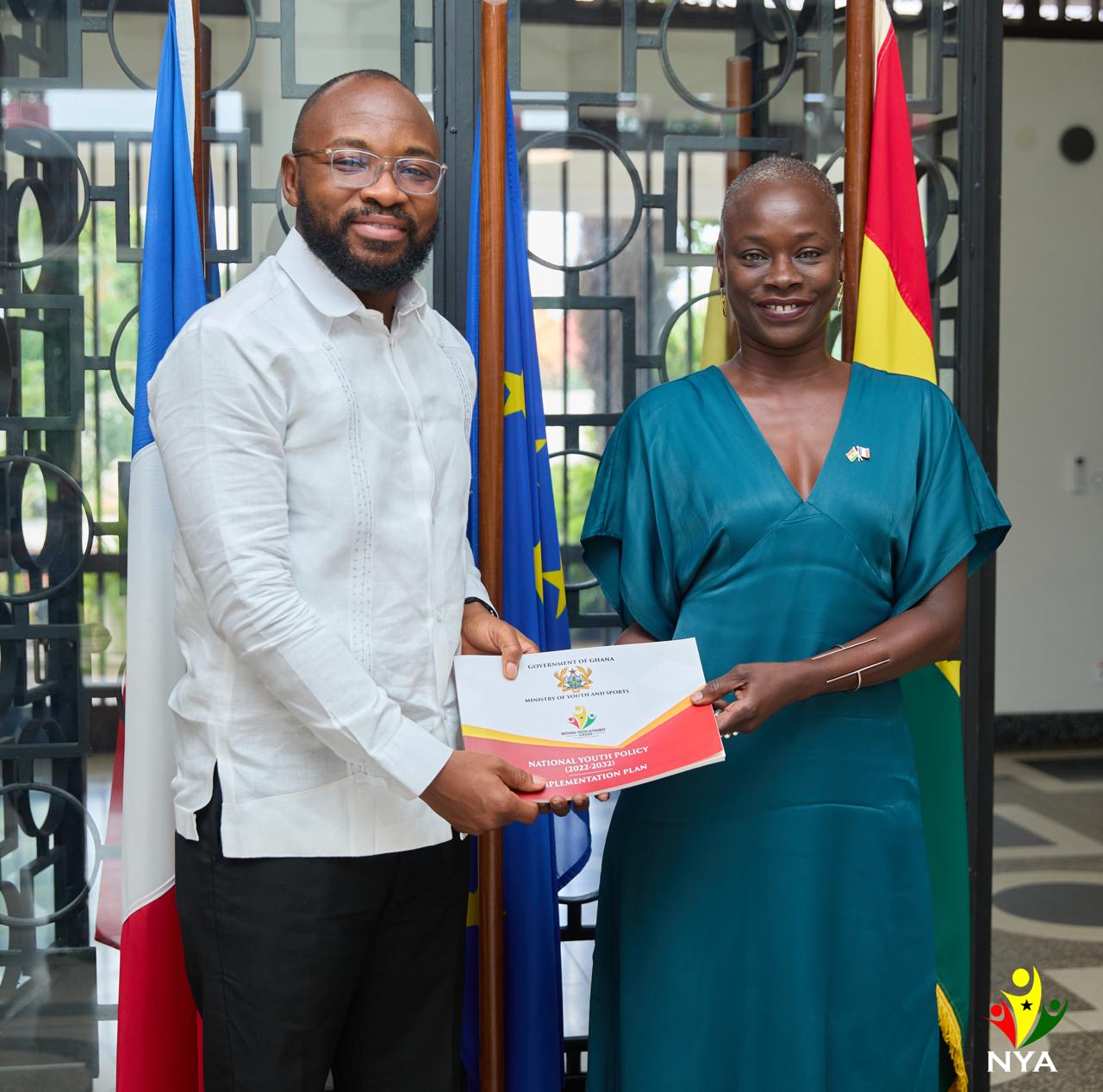 NYA, French Embassy Deepen Strategic Partnership to Expand Youth Empowerment and Skills Development