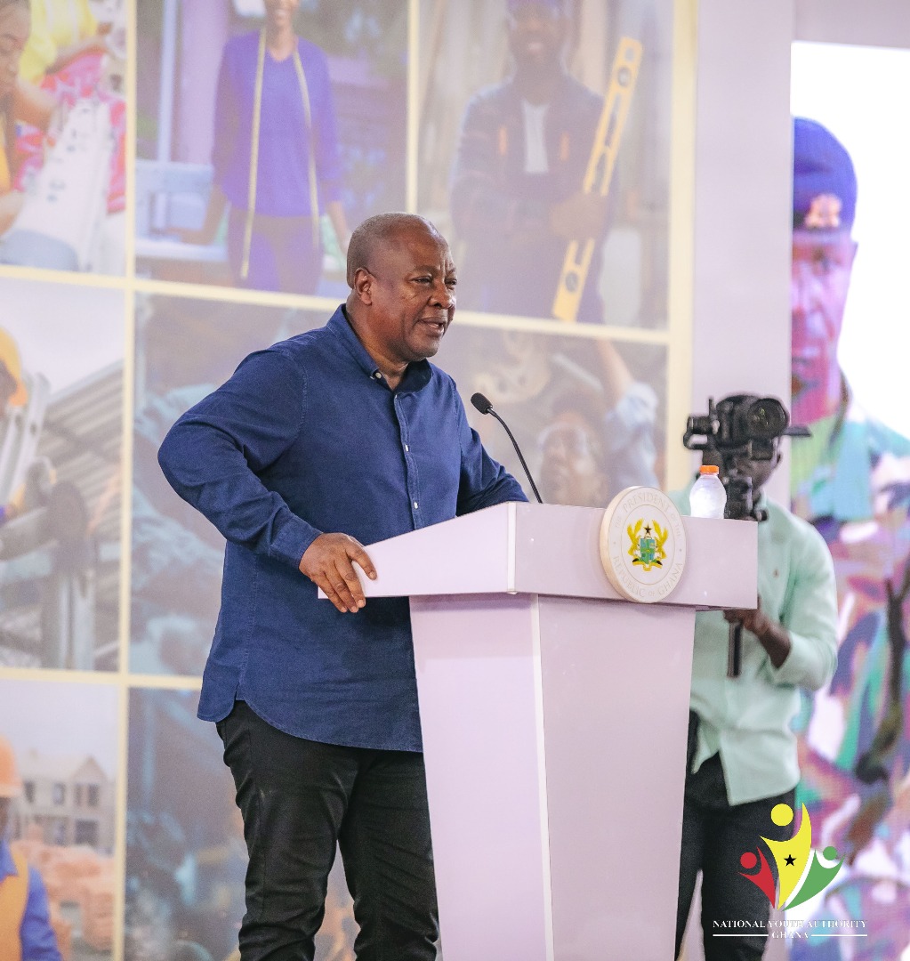 President Mahama Launches National Apprenticeship Programme to Boost Youth Skills and Jobs
