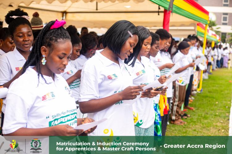 Induction and Matriculation Ceremony Held for Apprentices and Master Craft Persons in Accra