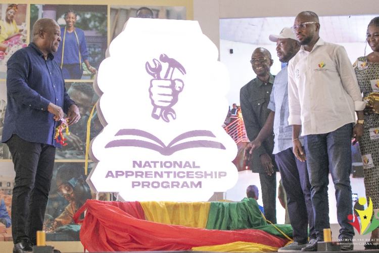 President Mahama Launches National Apprenticeship Programme to Boost Youth Skills and Jobs